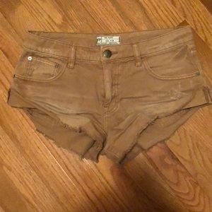 NEW FREE PEOPLE DENIM SHORTS